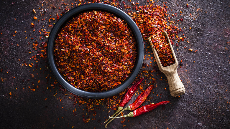 Bowl of chili pepper