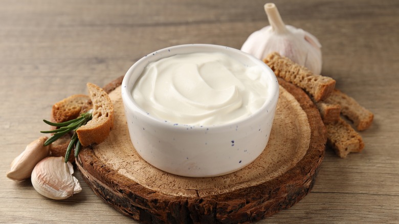 Garlic and herb cream cheese