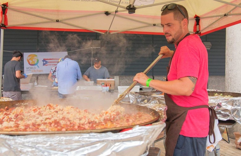 He's Now Fed Over One Million People in Puerto Rico — Including 6,000 From 4 Giant Paellas