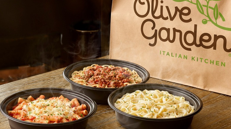 Olive Garden to go food