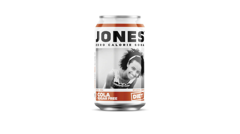 jones zero calorie soda can