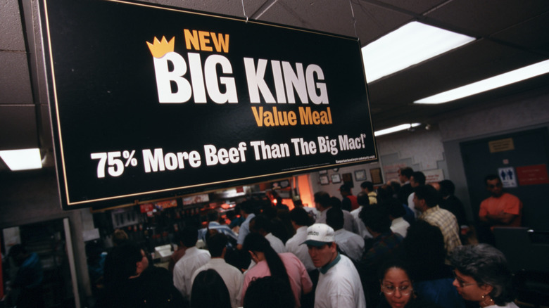 Burger King Big King sign