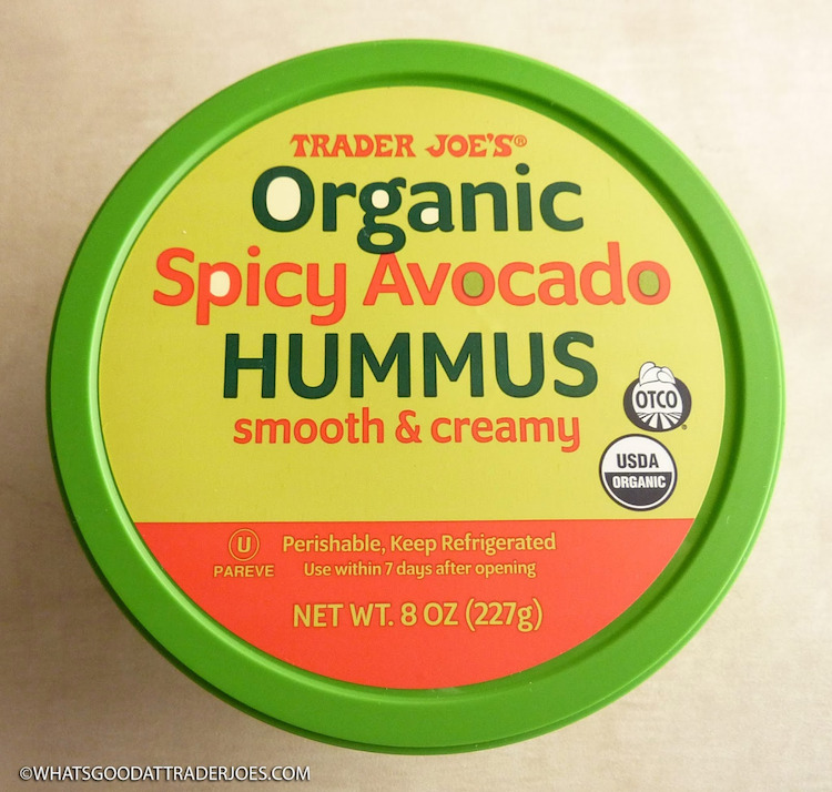 Organic Spicy Avocado Hummus