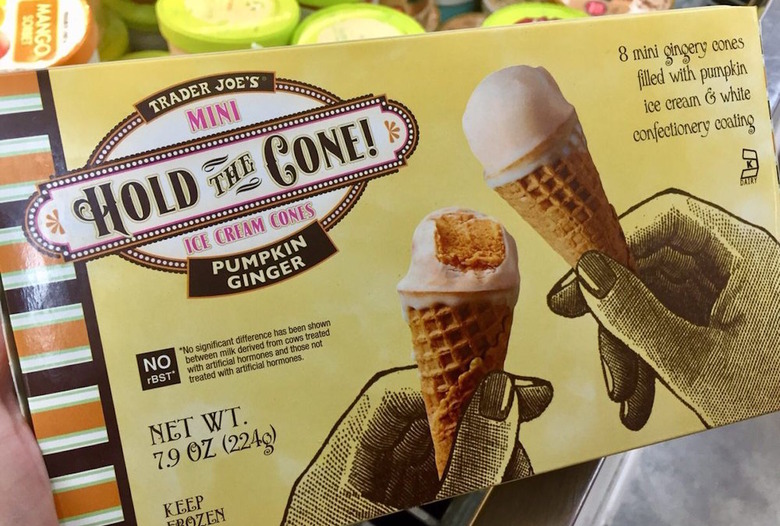 Hold the Cone! Mini Vanilla Ice Cream Cones