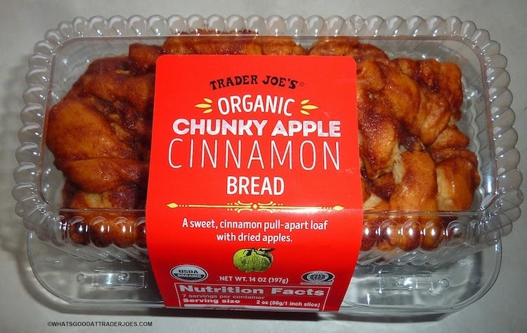 Organic Chunky Apple Cinnamon Bread