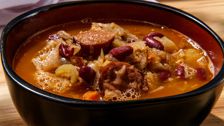 stew with sauerkraut