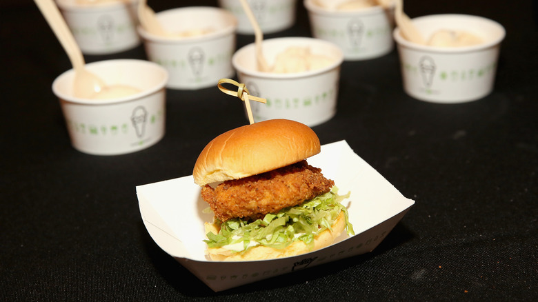 Shake Shack chicken slider