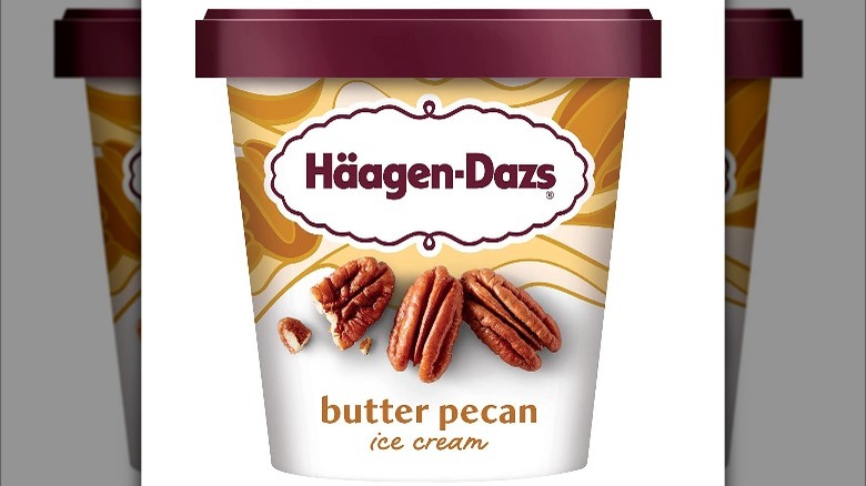 Haagen-Dazs butter pecan pint