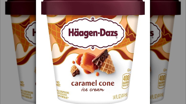 Haagen-Dazs caramel cone pint