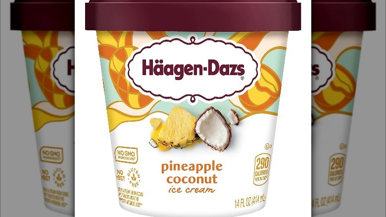 Haagen-Dazs pineapple coconut pint