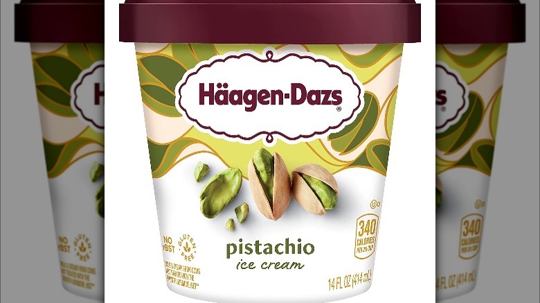 Haagen-Dazs pistachio ice cream pint