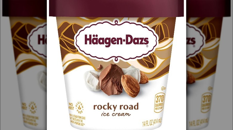 Haagen-Dazs rocky road pint