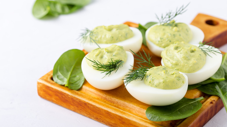 avocado deviled eggs