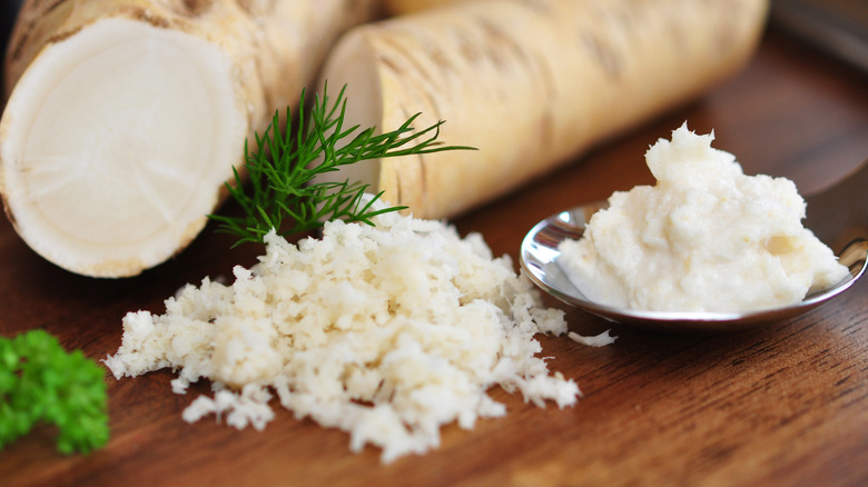 fresh horseradish