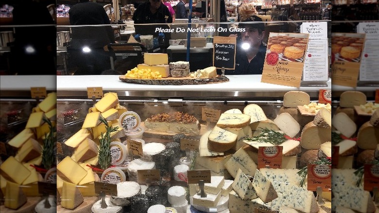 cheese counter at Wegmans