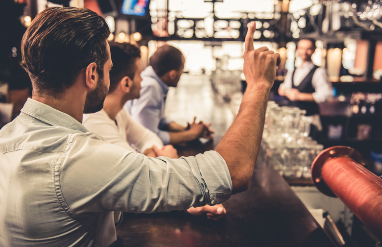 Flagging Down a Waiter or Bartender