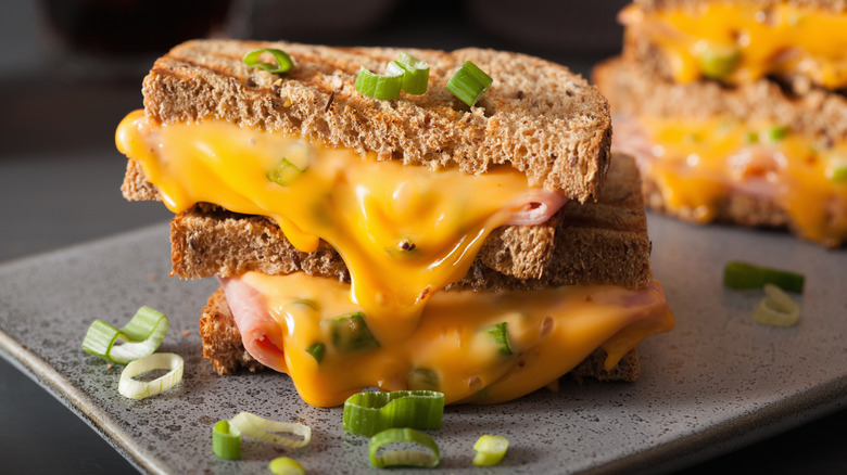 American grilled cheese sandwich