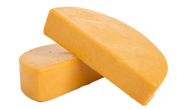 Wheel of colby cheese