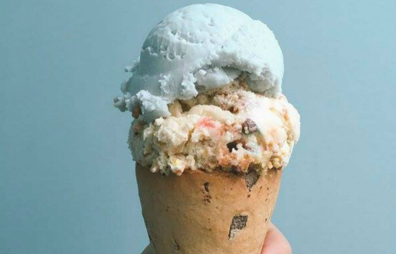 Chocolate Chip Cookie Ice Cream Cone