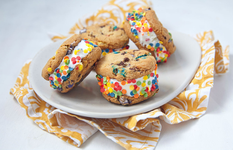 Chocolate Chip Cookie Ice Cream Sandwich Cake