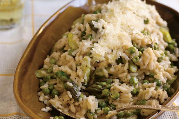 Asparagus and Green Pea Risotto