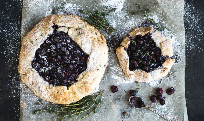 Blueberry and Raspberry Galette Recipe