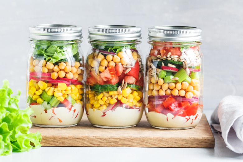 Stash some jar salads in the fridge 