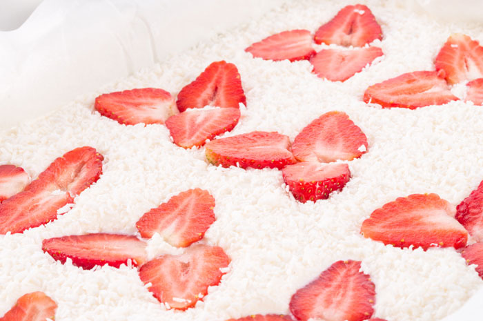 Strawberry Coconut Cake