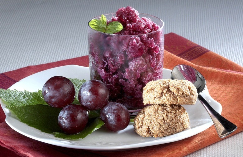 Concord Grape Granita