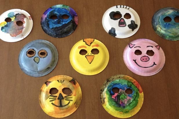 Paper Plate Animal Masks