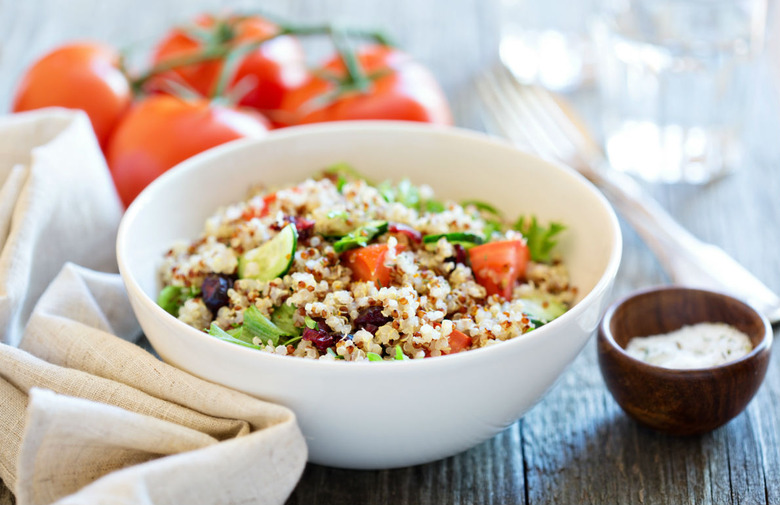 Avocado and Mint Quinoa Salad