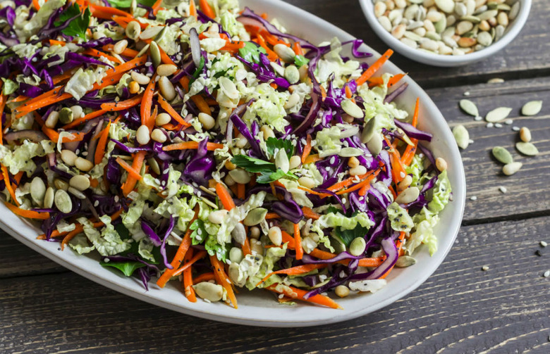 Tri-Color Slaw With Lime Dressing