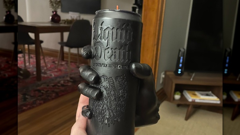 Liquid Death candle