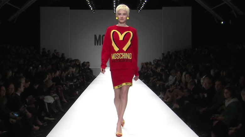 McDonald's x Moschino sweater dress