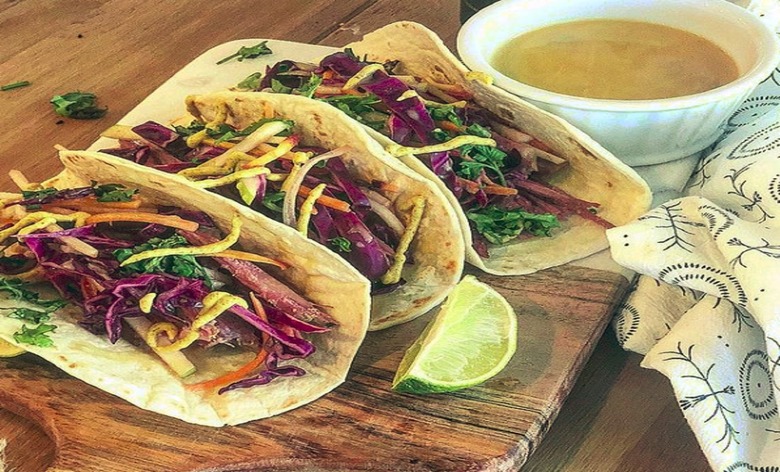 Slow Cooker Guinness Corned Beef Tacos