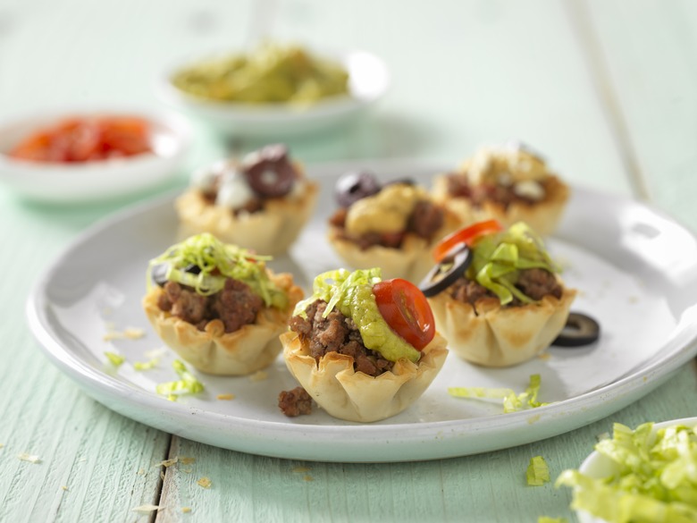 Tiny Taco Beef Tarts