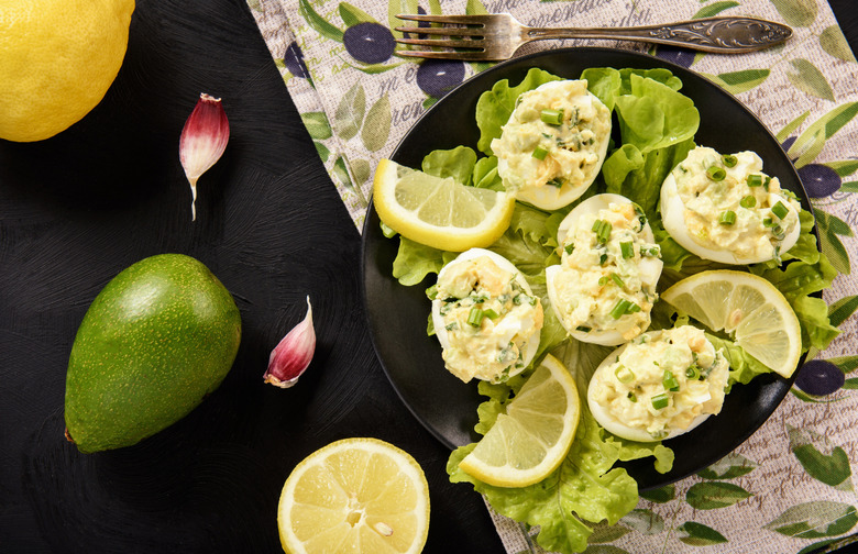 Avocado Deviled Eggs