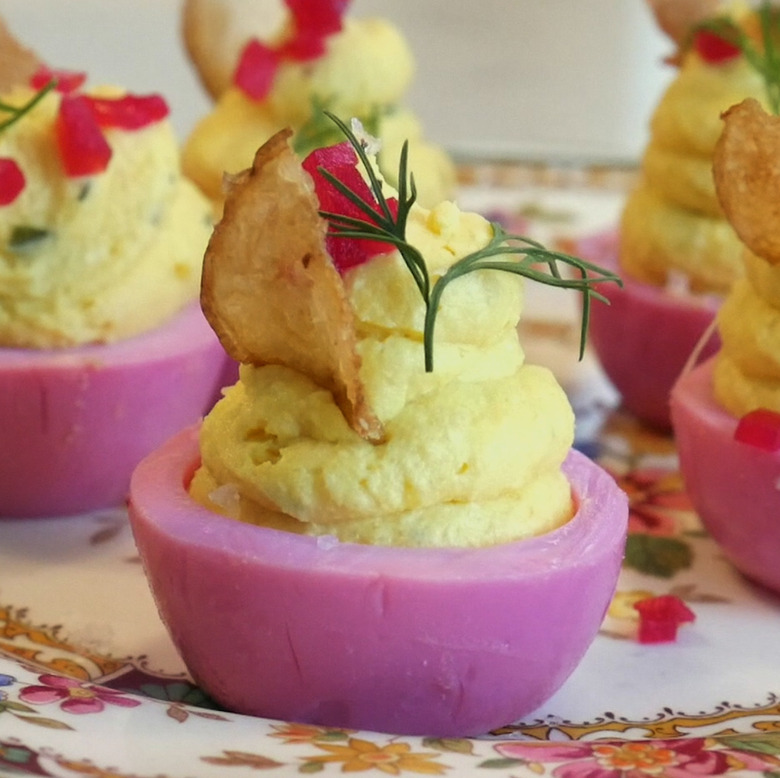  Beet-Pickled Deviled Eggs