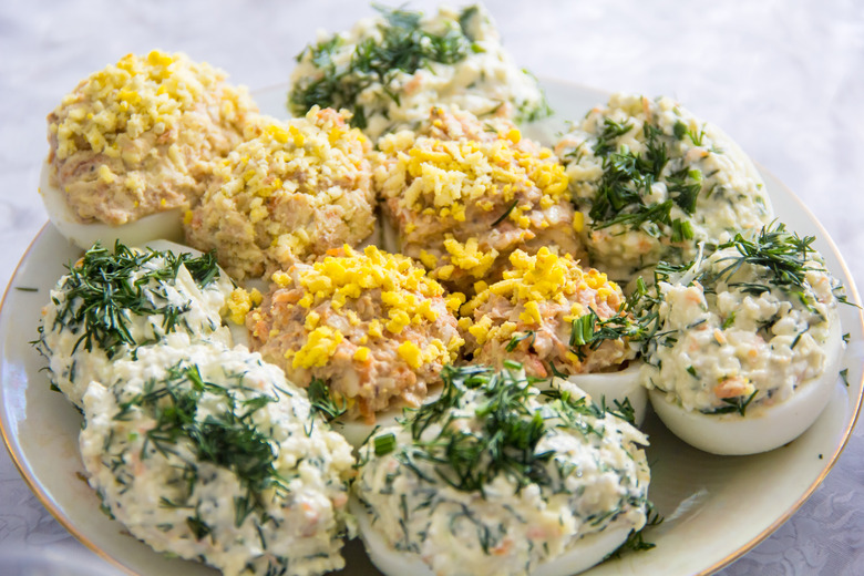 Pimento Cheese-Stuffed Deviled Eggs