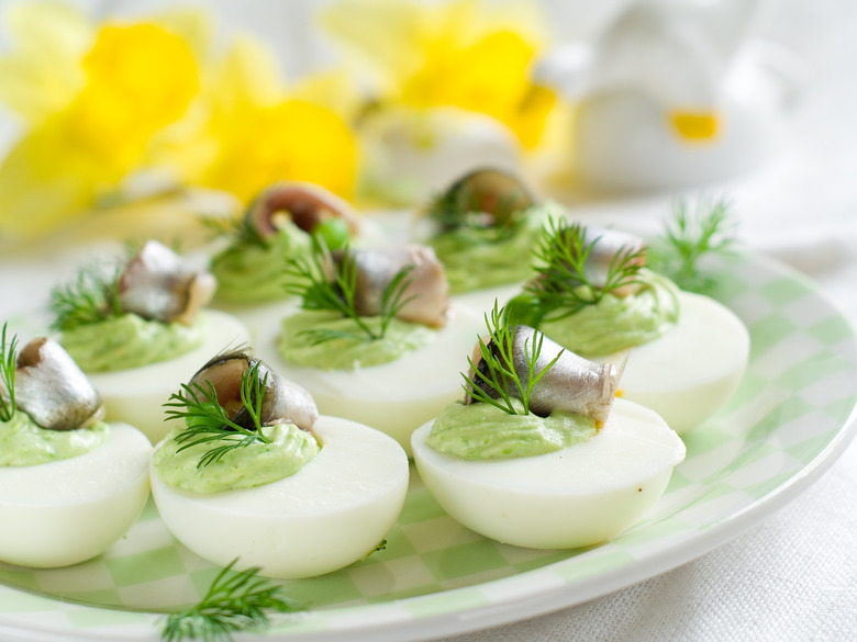 Deviled Eggs With Anchovy