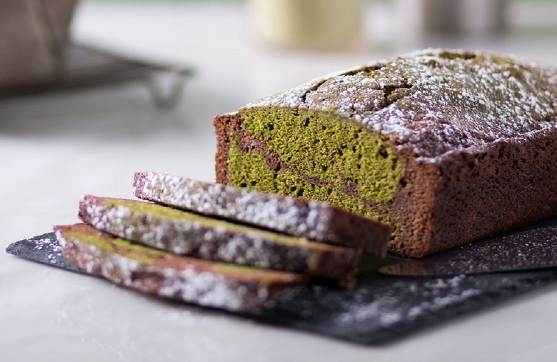 Matcha Marble Cake 