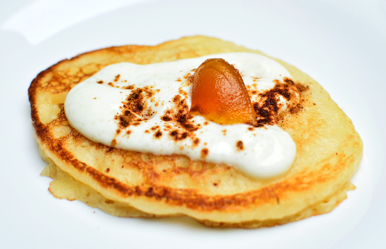 Maple-Cinnamon Sweet Potato Pancakes