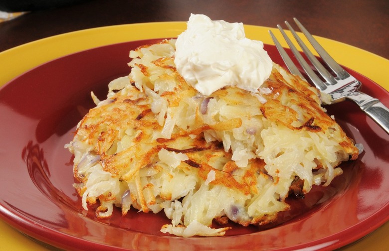 How is it a latke different from a pancake or a fritter?