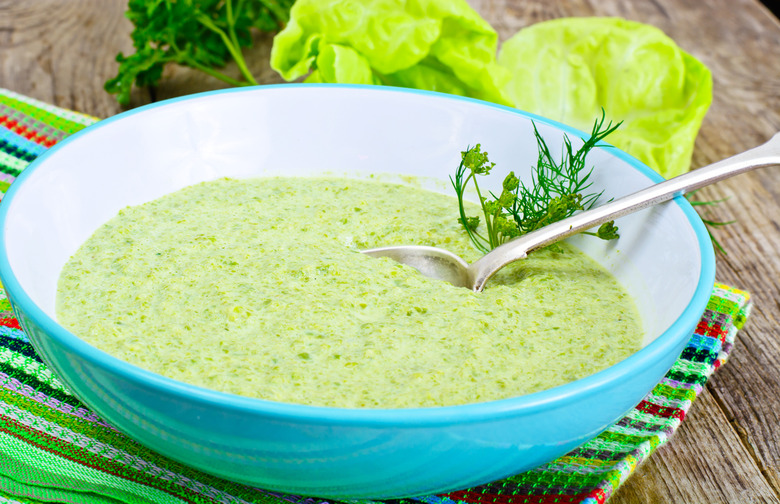 Cucumber Soup With Basil and Buttermilk