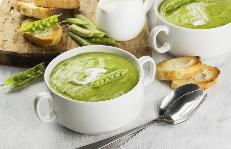 Chilled Pea and Mint Soup