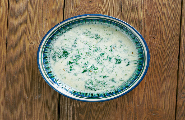 Chilled Persian Yogurt Soup