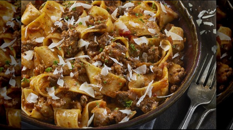 Pasta bolognese