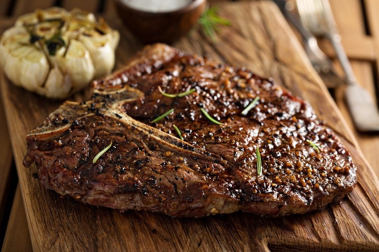 Meat: Grilled Porterhouse Steaks