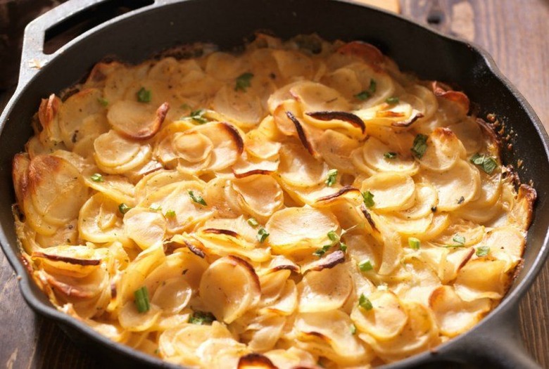 Potatoes: Scalloped Potatoes With Caramelized Onions