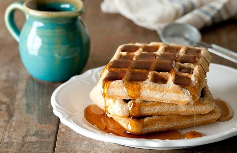 Whole-Wheat Banana Waffles